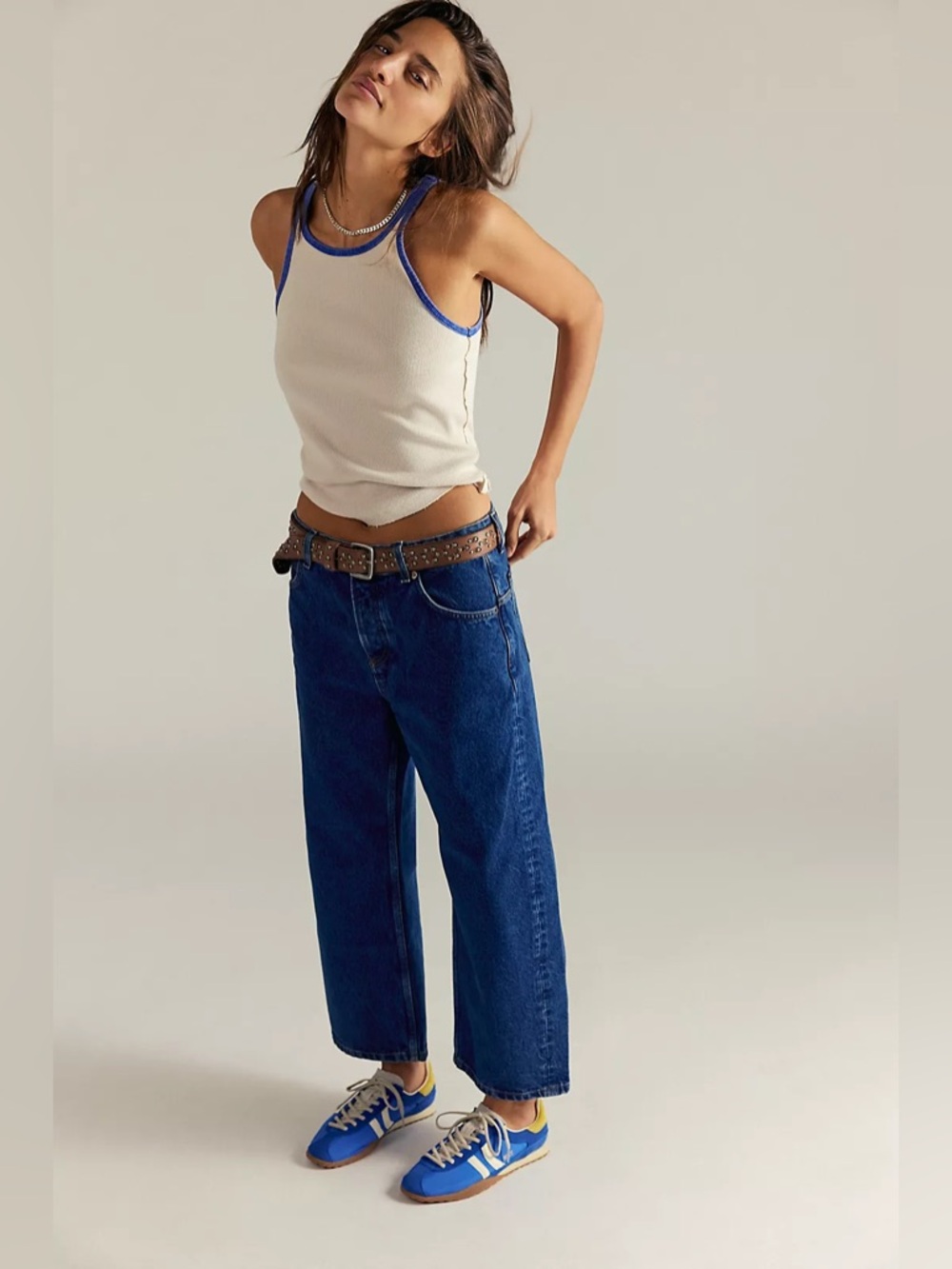 We The Free Deep Trance Mid Rise Dropped Boyfriend Buttonfly Jeans